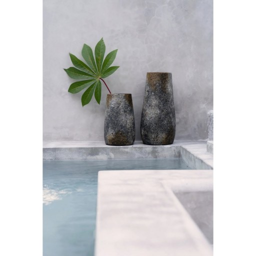 De Spookachtige Vaas - Antiek Grijs - S