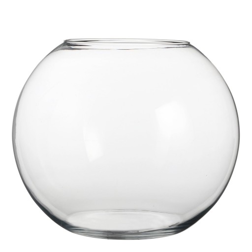 Babet Bol Vaas - H23 x Ø30 cm - Transparant