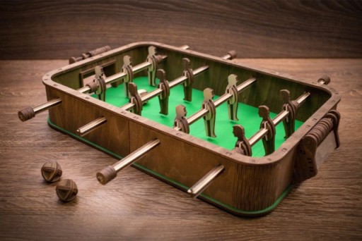 Eco Wood Art, 3D Wooden Puzzle, Foosball, 1140, 36x37x7.8cm