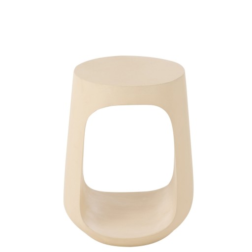 J-Line Bijzettafel Mangohout Wit