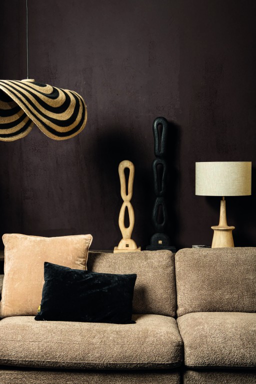 Rhyce Natural Mango Wood Statue Open Figure S