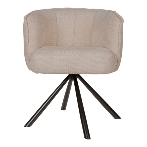 Como Dining Chair Swivel Cream