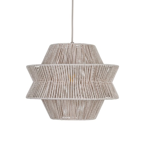 Hanglamp ENRICO beige Ø35x28cm