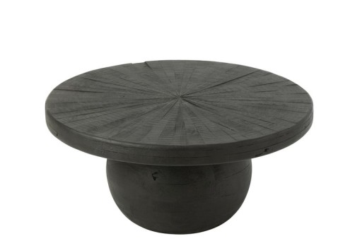 J-Line side table Bol Shanil - wood - black