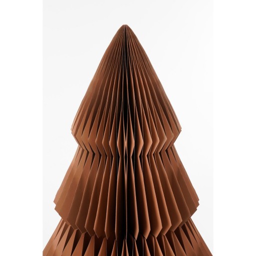 Decoratie Kerstboom - H152 x Ø104 cm - Papier - FSC Mix - Bruin