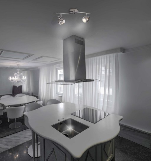 2 LED wall and ceiling lights "Boccia"