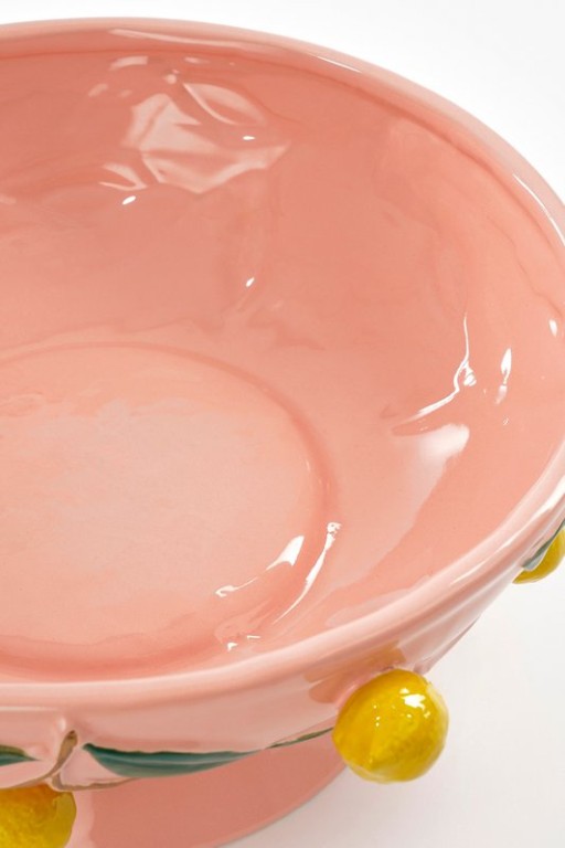 Melika Decoration Scale - H16 x Ø39 cm - Ceramics - Light pink