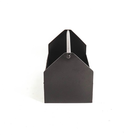 Opbergdoos - Organizer - Metaal - Zwart - 30x17x17cm