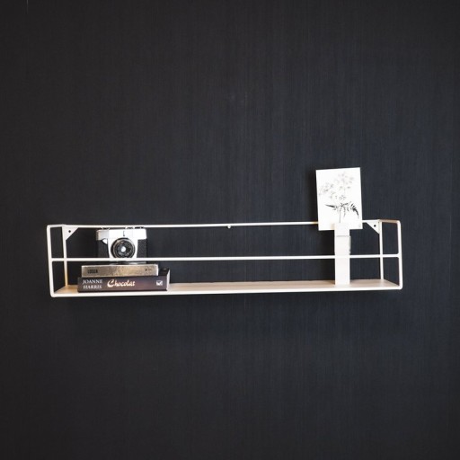 Wall Shelves - Metal - Sand - S2 - 40x14x16 | 80x14x16cm