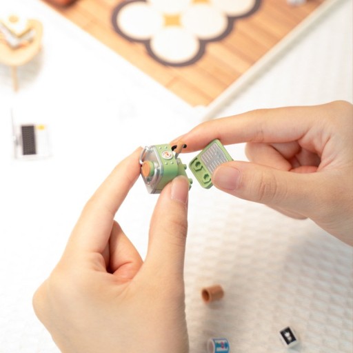 DIY Huisje Super Creator Cozy Living Lounge, Robotime, DW007, 16,3x16,3x15,2cm