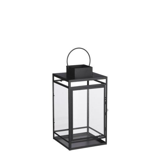 Storm Lantaarn | Lantern L20 x B19 x H36 cm | Zwart