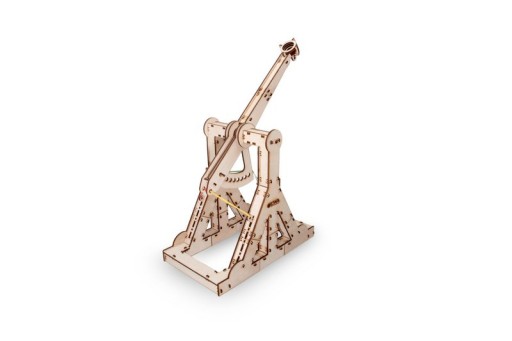 Eco Wood Art 3D Mechanical Puzzle Trebuchet 013 30.5x18x37.7cm