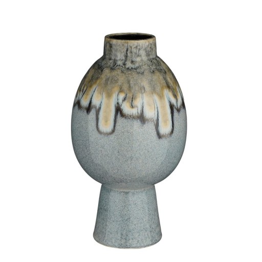 Helma Vase - H38 x Ø22 cm - Blue