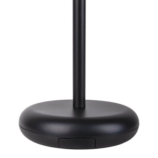 Cordless tablet light "Pasi" for outside and inside, made of metal and plastic in black, dimmable, with touch and memory function, approx. 26 cm high