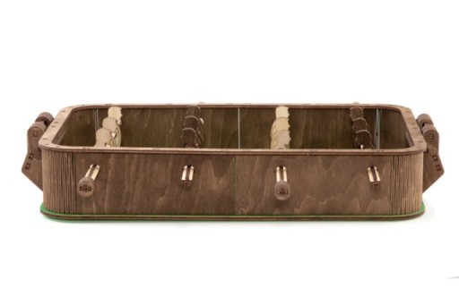 Eco Wood Art, 3D Wooden Puzzle, Foosball, 1140, 36x37x7.8cm
