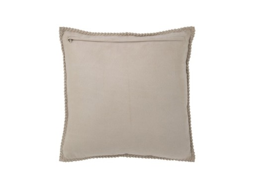 J-Line cushion Middle Line - leather - gray