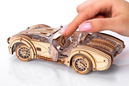 Lace Models 3D Model Building Kit, Speedster V2, AKV-02 16.4x8x5.5cm