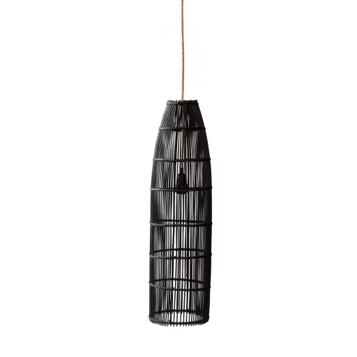 The Fish Trap Pendant - Zwart - L