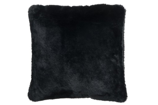 J-Line Cutie Decorative Cushion – Polyester – 45x45 cm – Black