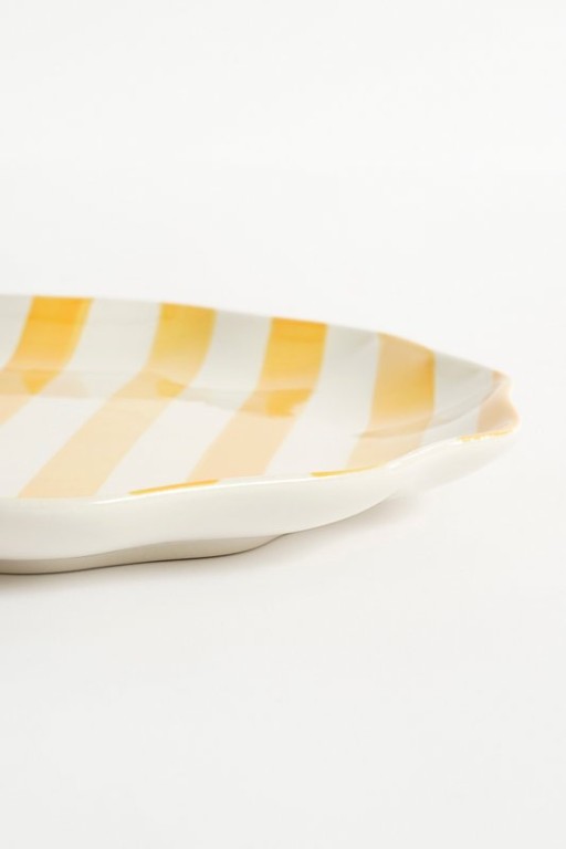 Bliss service set - 6 -piece - stoneware - pink, yellow, green