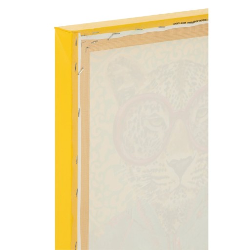 J-Line Wanddecoratie Tijger Popart Canvas Mix Small