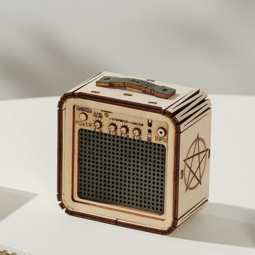 Robotime, Houten Puzzel 3D Electric Guitar, TG605K, 17x10,5x22cm