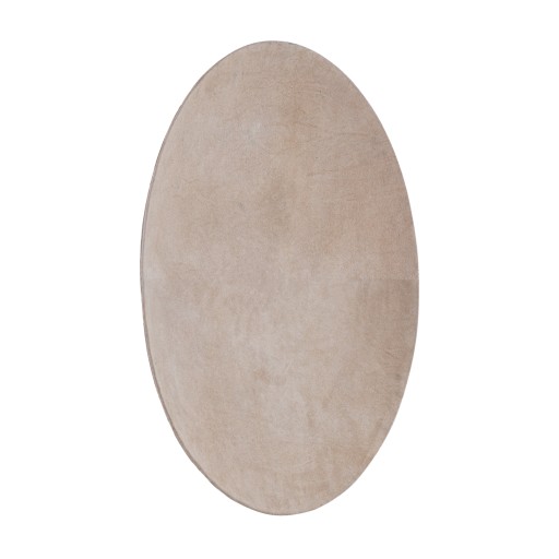 Nabdia Taupe Suede Round Bowl And Wall Panel L
