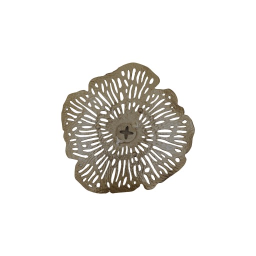 Ryhann Brass Casted Alu Flower Wall Deco Bowl S