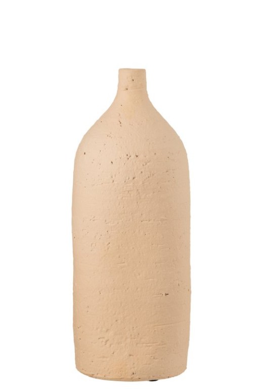 J-Line vase Enya Bottle - ceramic - beige - large