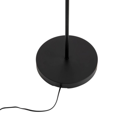 Standing lamp "Modo" made of black in black, versions in gold, E27 socket, floor lamp for living room, dining room, kitchen, hallway, hallway or office, 150 x 49 cm