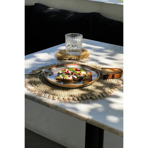 De Seagrass Shell Placemat - Natuurlijk
