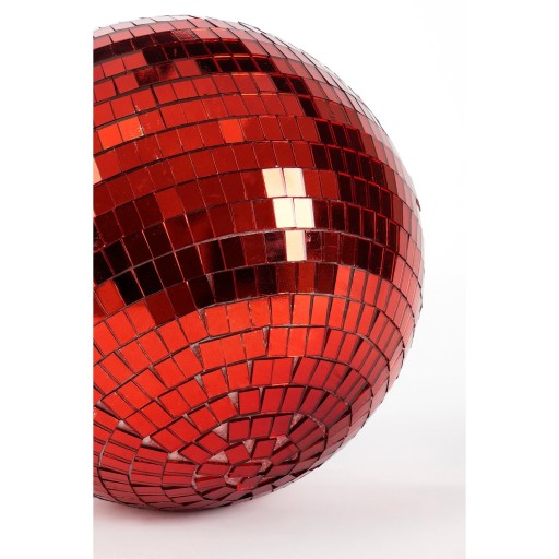 Kerst Discobal - Ø30 cm - Rood