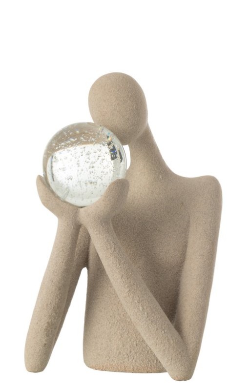 J-Line Buste Bal Resin/Kristal Beige