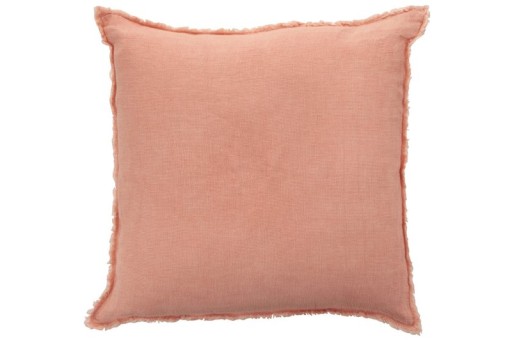 J-Line cushion Stonewashed - linen - apricot