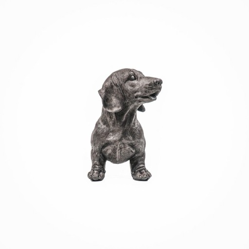 Ornament - Tackle Dog - Polyresin - Black - 35x23x19cm