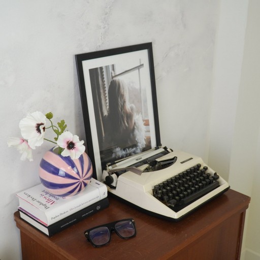 Vaas - Bloemvaas Swirl - Pink/blauw - 15x15x15cm