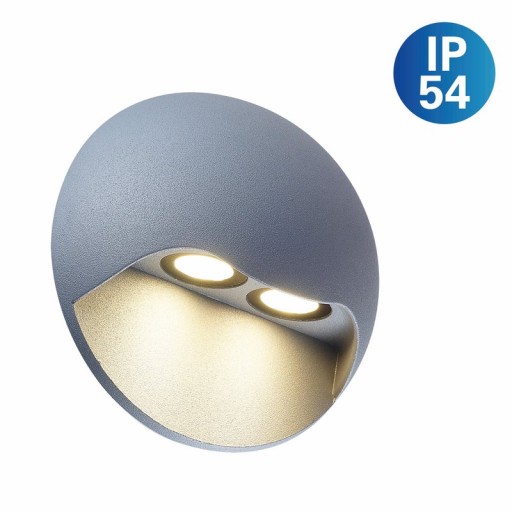 LED external wall lamp "Vedus" D: 13cm