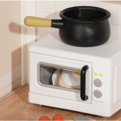 DIY Huisje Super Creator Happy Meals Kitchen, Robotime, DW008, 16,3x16,3x15,2cm