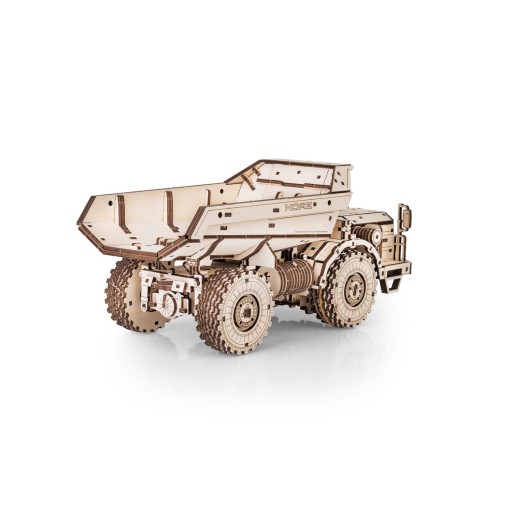 Eco Wood Art (EWA) 3D Houten Bouwset, Dumptruck-earthmover, 4226, 10,3x11x21,5cm