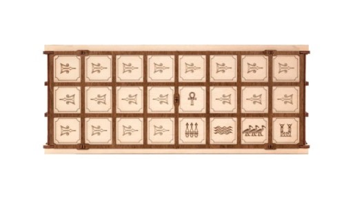 Eco Wood Art 2 in 1 Board Game, Senet and Ur, 1355, 34,5x14x6cm