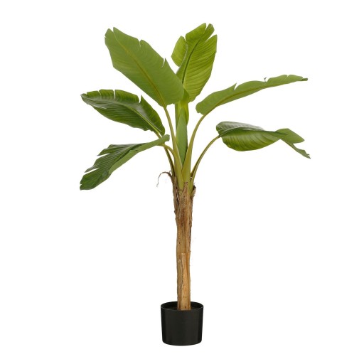 Kunst Bananenplant - H120 x Ø70 cm - Groen
