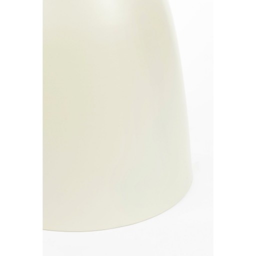 Elliot Bijzettafel - H45 x Ø32 cm - IJzer - Off-white