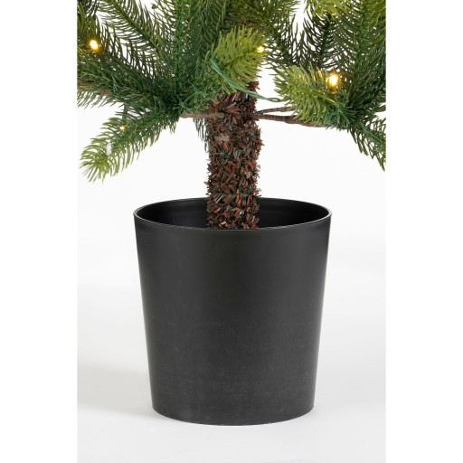 Nagoya Kunstkerstboom met LED Verlichting en Timerfunctie - H120 x Ø60 cm - Groen