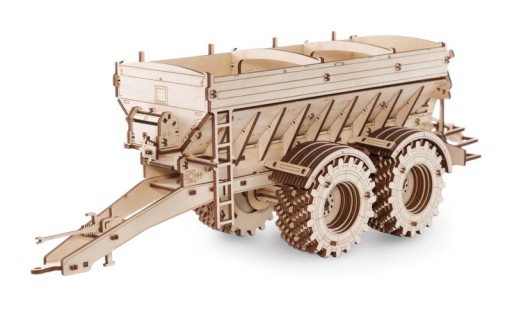 Eco Wood Art 3D Mechanical Puzzle Trailer for K-7M 1072, 50.2x15.2x17.6cm