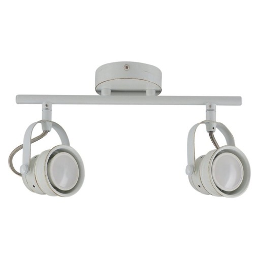 2 -Ser LED ceiling spot "Shabspo" 2x GU10, max. 20W per base, 30 cm long