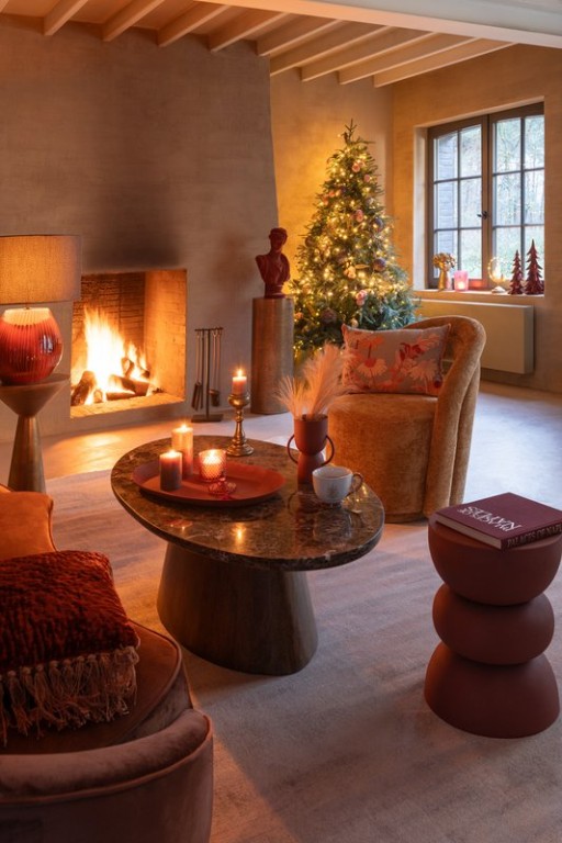 J-Line table Tri - aluminum - gold