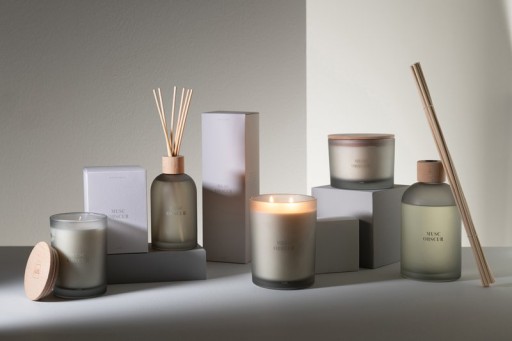 J -Linie Geurolia essential agreements - obscure musk - blauw - 250 ml