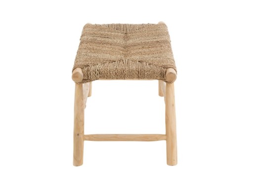 J-Line bank Timo - gras/hout - naturel