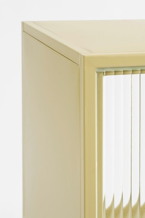 Clifton storage cupboard with doors - L38 x B35 x H50 cm - Metal - Beige