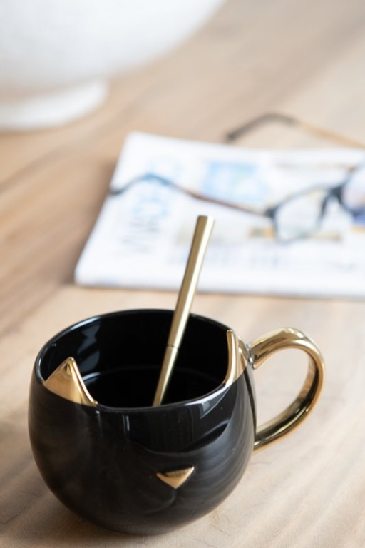 J-Line Box Of 2 Bag Cat Porcelain Black/Or